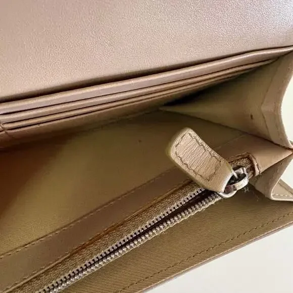 Christian Dior Vintage Trotter Romantique Bow Long Continental Wallet - Picture 9 of 13